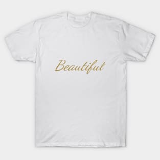 Beautiful Typography Art Minimal Design T-Shirt